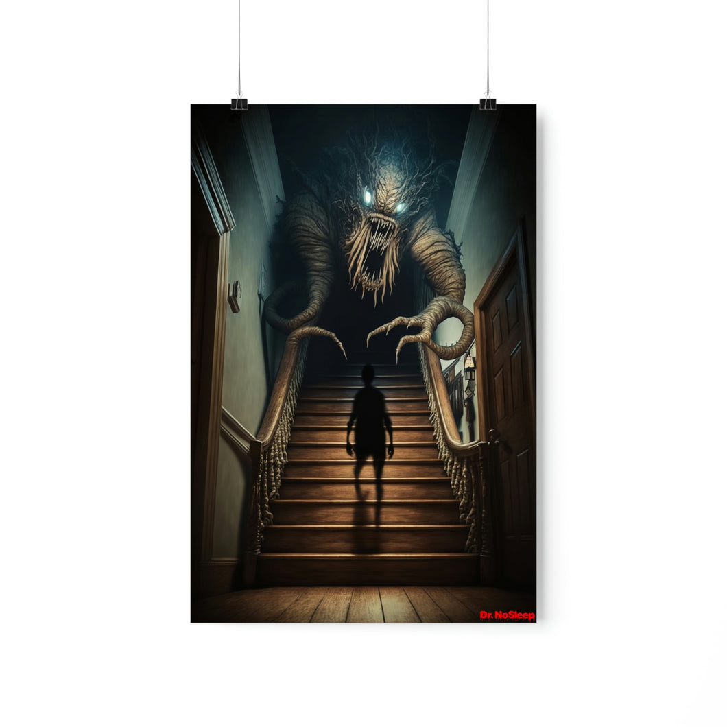 Scary Monster Wall Poster